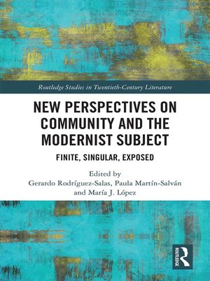 cover image of New Perspectives on Community and the Modernist Subject